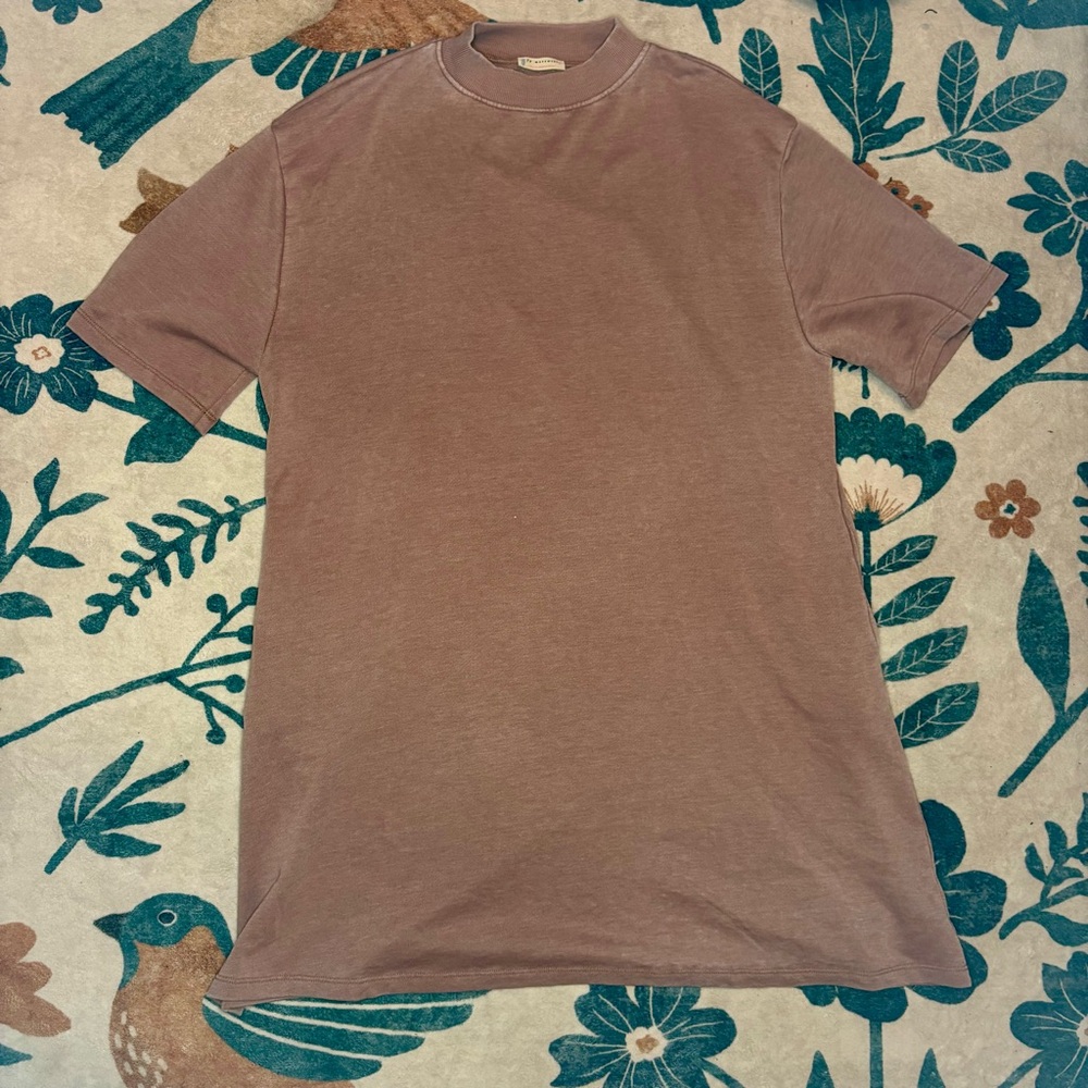 FP Movement by Free People Mauve Short Sleeve Tee Dress